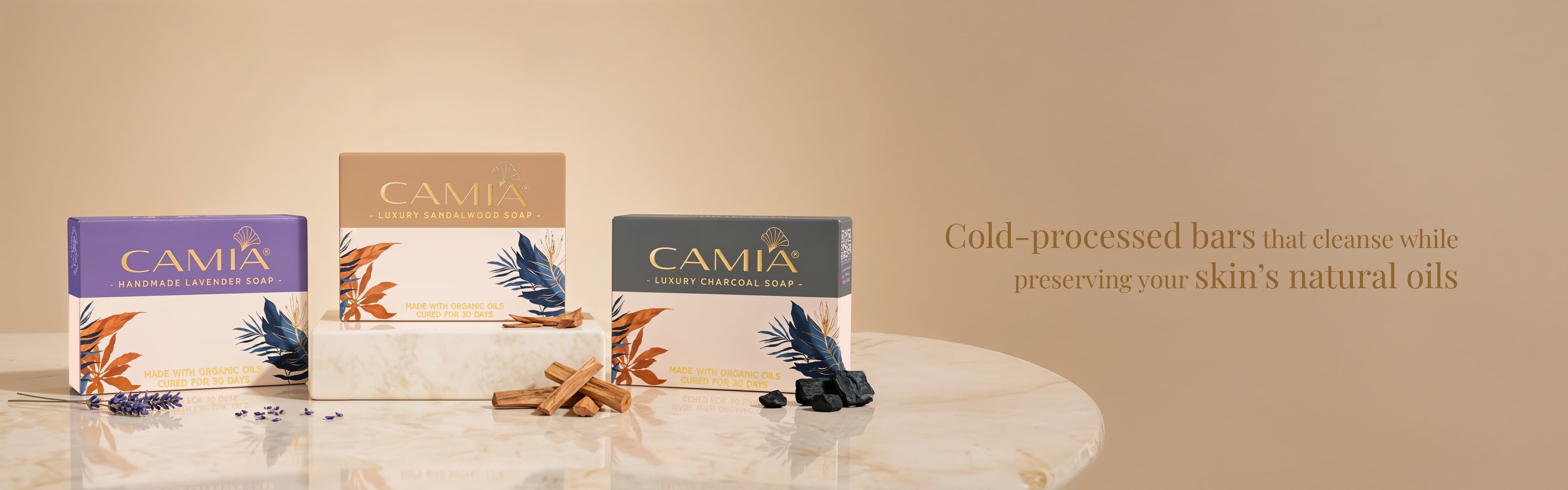 Camia organic handmade soap